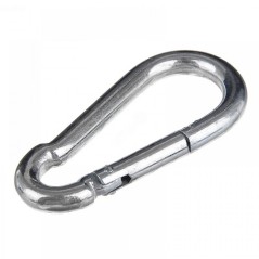 Карабин DIN 5299C 4мм пружинный покрытие цинк