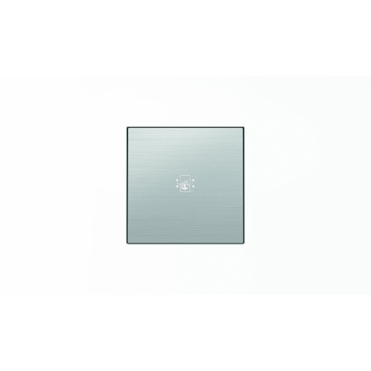 Накладка для механизма карточного выключателя с линзой подсветки и маркировкой SKY нержавеющая сталь