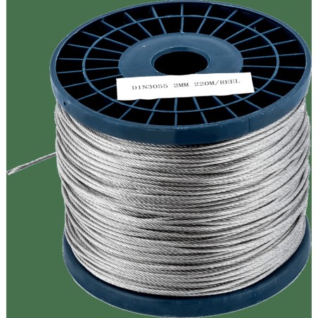 Трос 1,0мм стальной оцинкованный (500м)