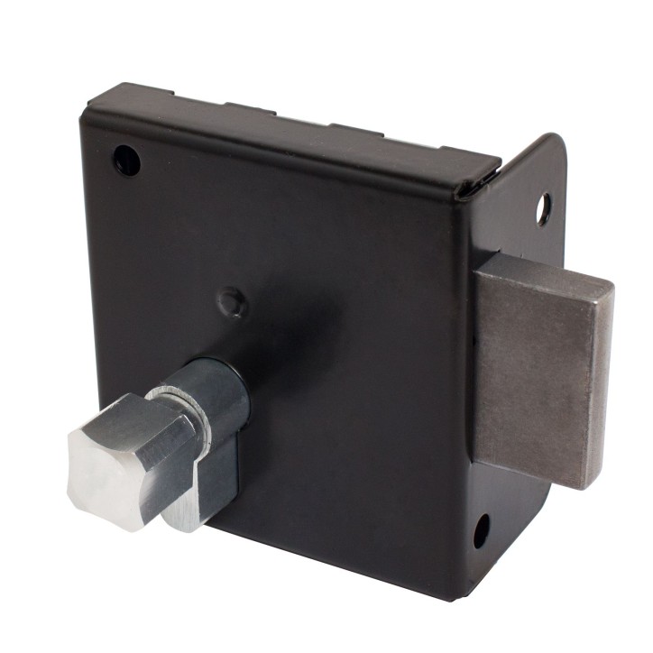 Замок накладной Птимаш ЗН1-1 черный Замок накладной Птимаш ЗН1-1 черный