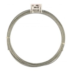 Трос стальной для растяжки DIN 3055 1,0 мм упаковка (10м)