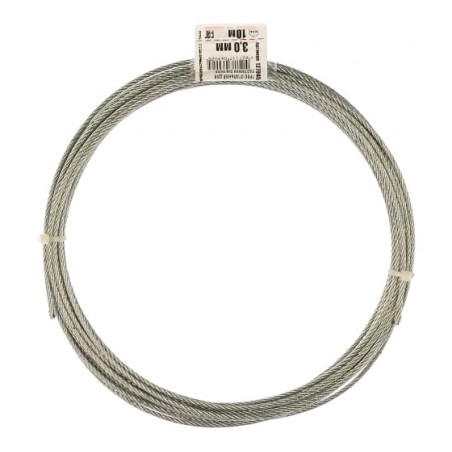 Трос стальной для растяжки DIN 3055 1,0 мм упаковка (10м)