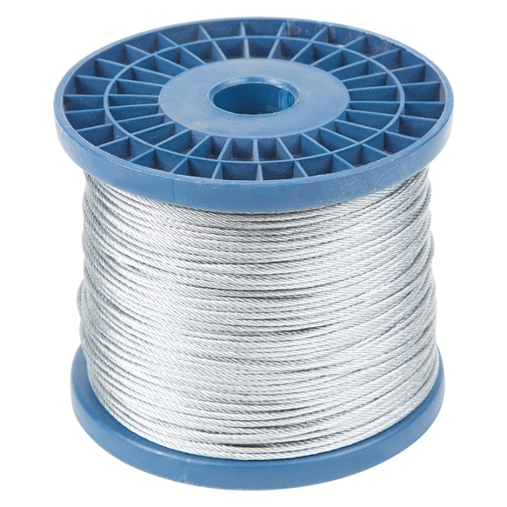 Трос стальной DIN 3055 (6x7) М3 (бобина 200м) Трос стальной DIN 3055 (6x7) М3 (бобина 200м)