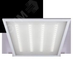 Светильник светодиодный ДВО-36Вт 4000К 3000Лм 595х595х19мм, призма,