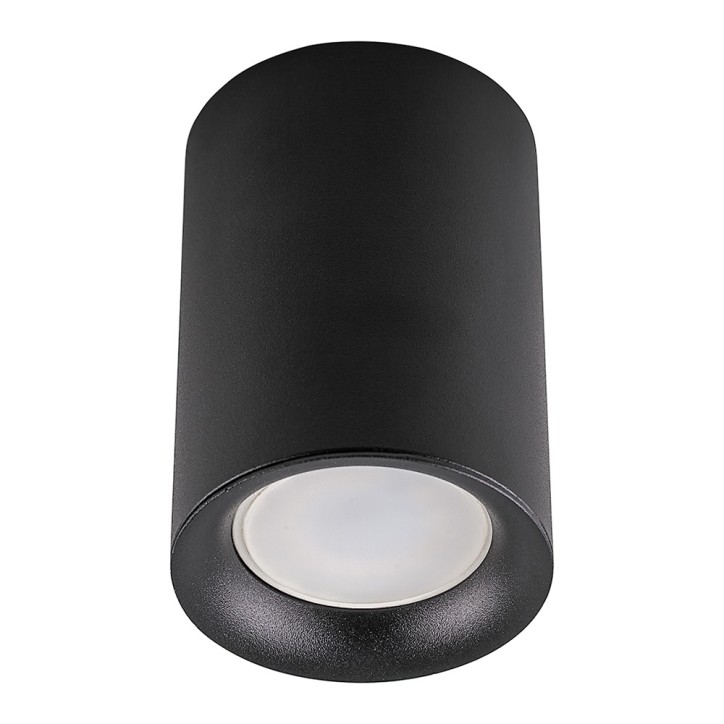 Светильник ДПО GU10 без лампы черный