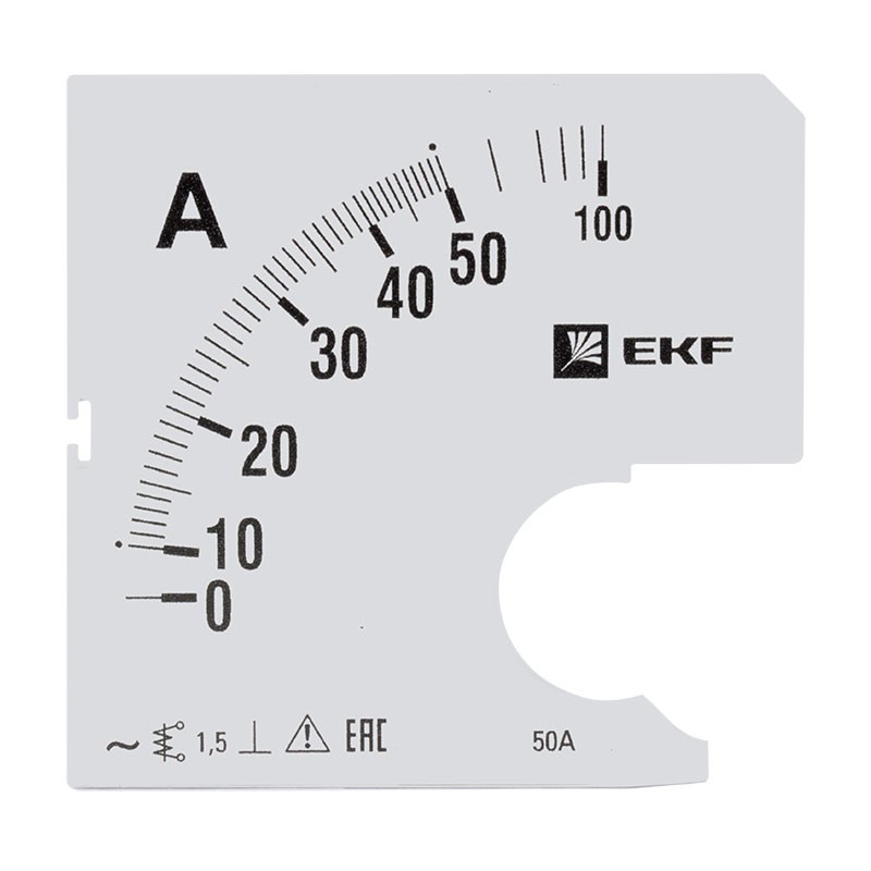 Шкала сменная для A961 50/5А-1,5 EKF PROxima