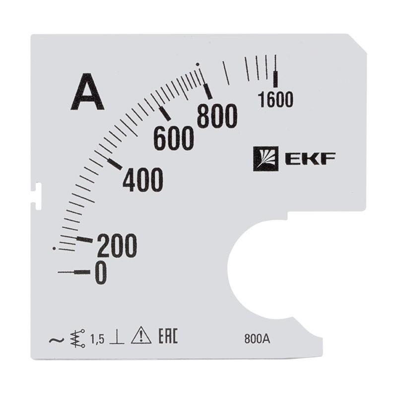 Шкала сменная для A961 800/5А-1,5 EKF PROxima