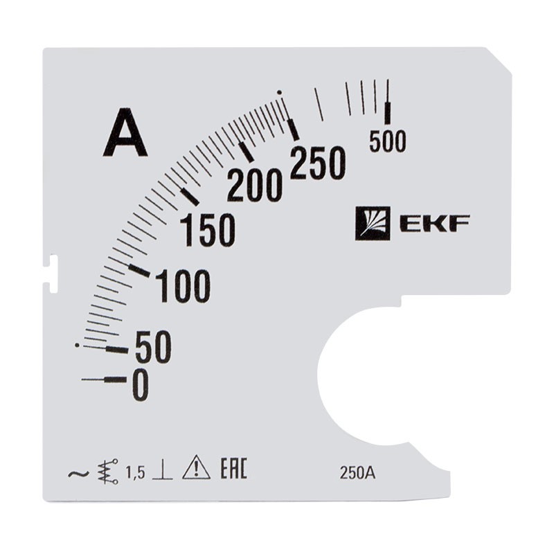 Шкала сменная для A961 250/5А-1,5 EKF PROxima