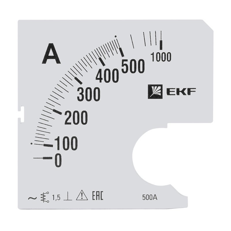 Шкала сменная для A961 500/5А-1,5 EKF PROxima