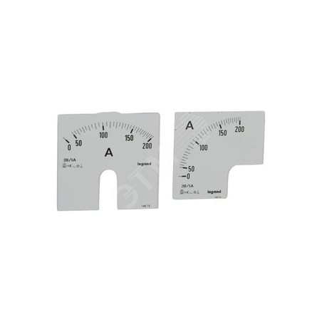 Шкала Амперметр 0-200A