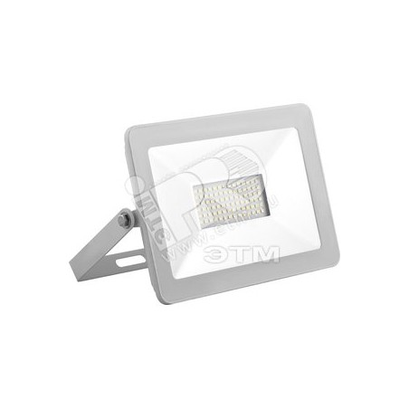 Прожектор светодиодный, 2835 SMD, 50W 6400K AC220V/50Hz IP65, белый в компактном корпусе, SFL90-50