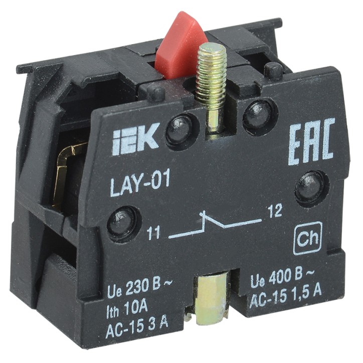 Блок контактный 1р для серии LAY5