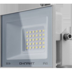 Прожектор светодиодный ДО-30w OFL-30-6K-WH-IP65-LED