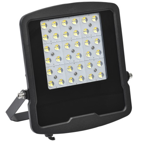 Прожектор LED СДО 08-100 PRO 30град 5000К IP65 черный IEK