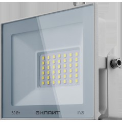 Прожектор светодиодный ДО-50w OFL-50-6K-WH-IP65-LED