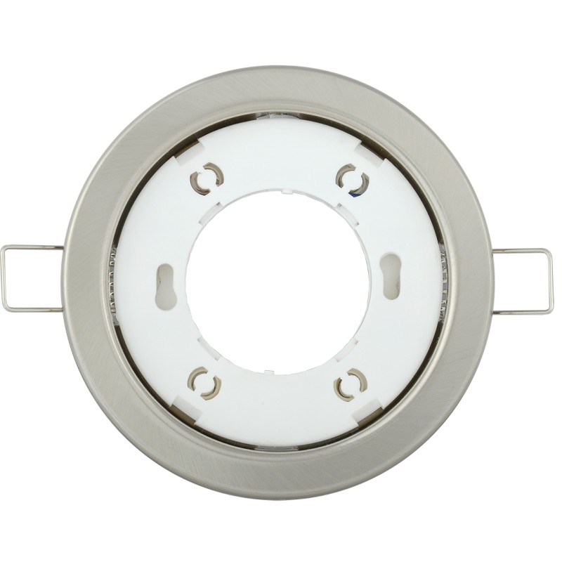 LIGHTING Светильник 4114 встраиваемый под лампу GX53 хром матовый IEK