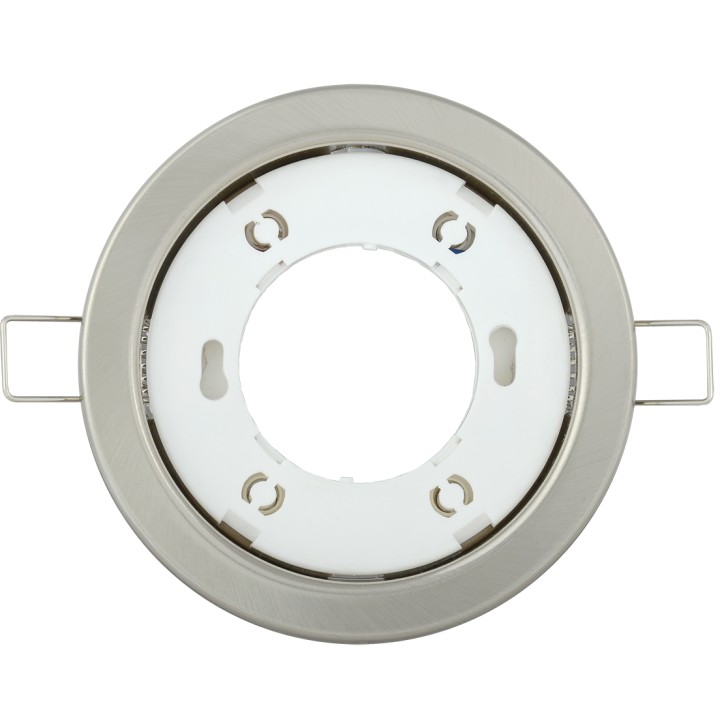 LIGHTING Светильник 4114 встраиваемый под лампу GX53 хром матовый IEK LIGHTING Светильник 4114 встраиваемый под лампу GX53 хром матовый IEK