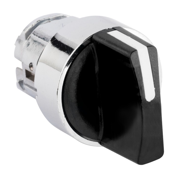 Механизм переключателя исполнительный ХB4 на 3 положения с фиксацией без подсветки с короткой ручкой Механизм переключателя исполнительный ХB4 на 3 положения с фиксацией без подсветки с короткой ручкой