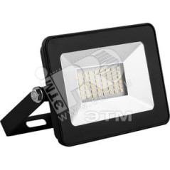 Прожектор светодиодный 2835SMD, 20W 4000K AC220V/50Hz IP65, черный в компактном корпусе, SFL90-20