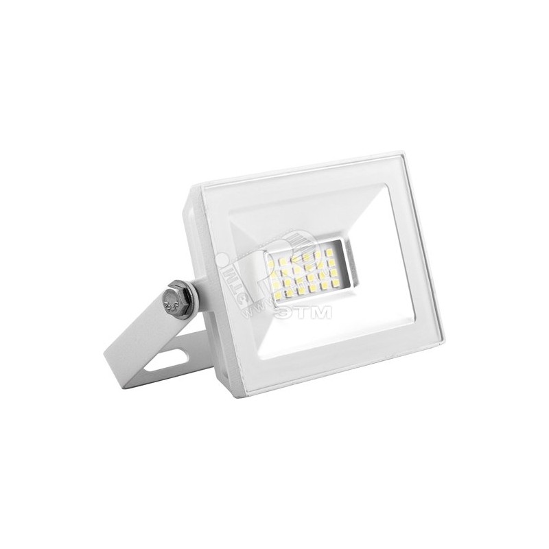 Прожектор светодиодный 2835SMD, 10W 6400K AC220V/50Hz IP65, белый в компактном корпусе, SFL90-10