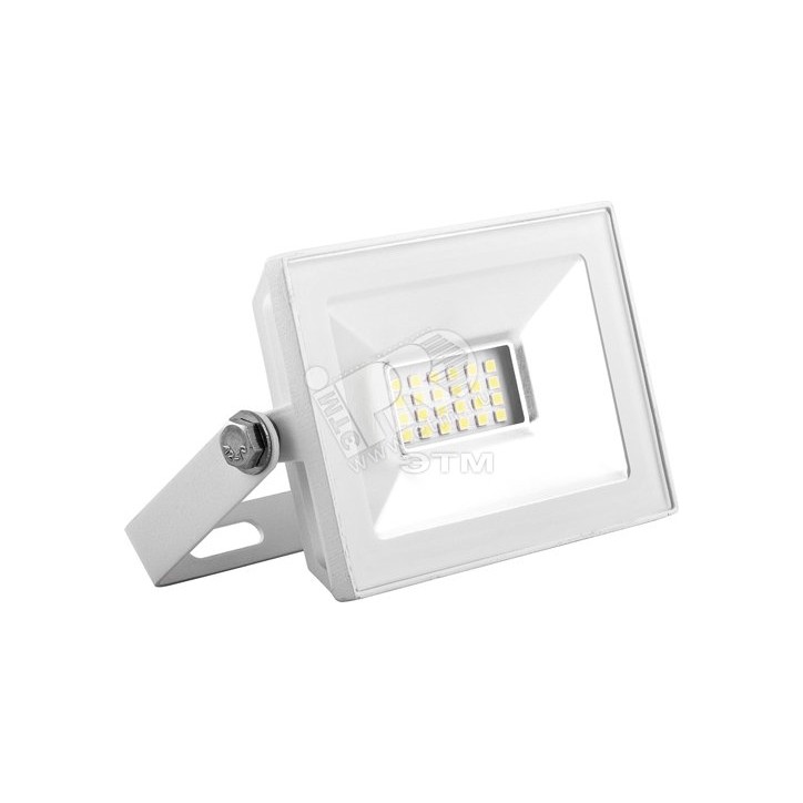 Прожектор светодиодный 2835SMD, 10W 6400K AC220V/50Hz IP65, белый в компактном корпусе, SFL90-10