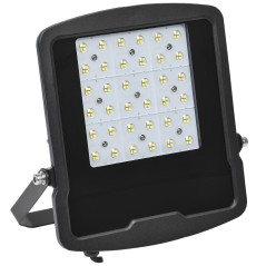 Прожектор LED СДО 08-100 PRO 120град 5000К IP65 черный IEK