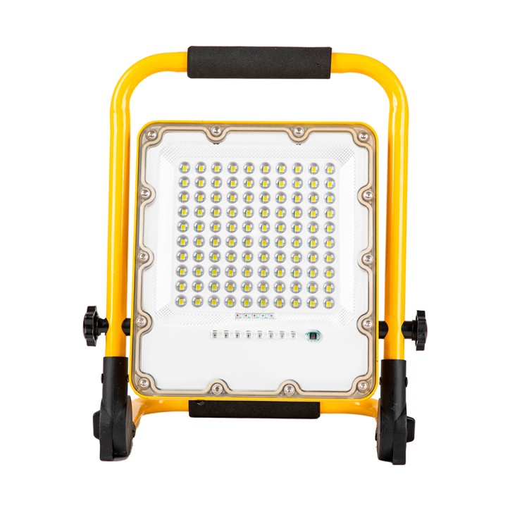 Прожектор светодиодный ДО-50w переносной аккумуляторный 6400K IP66 с зарядным устройством Прожектор светодиодный ДО-50w переносной аккумуляторный 6400K IP66 с зарядным устройством
