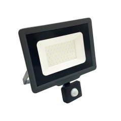 Прожектор светодиодный ДО-20Вт 6500К 1700Лм IP65 с датчиком движения Jazzway