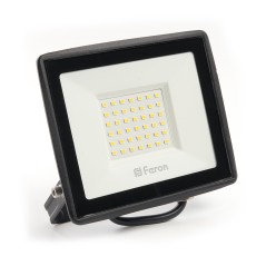 Прожектор светодиодный 2835 SMD 50W 6400K IP65 AC220V/50Hz, черный, LL-921