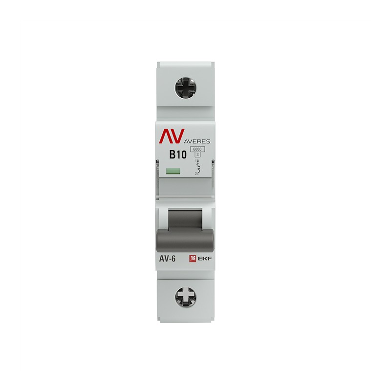 Выключатель автоматический AV-6 1P 10A (B) 6kA AVERES