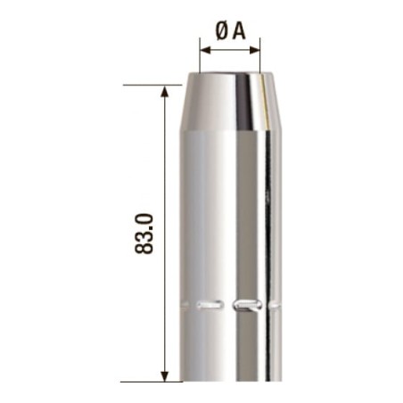 Сопло газовое D 16 мм FB 400 (5 шт.)