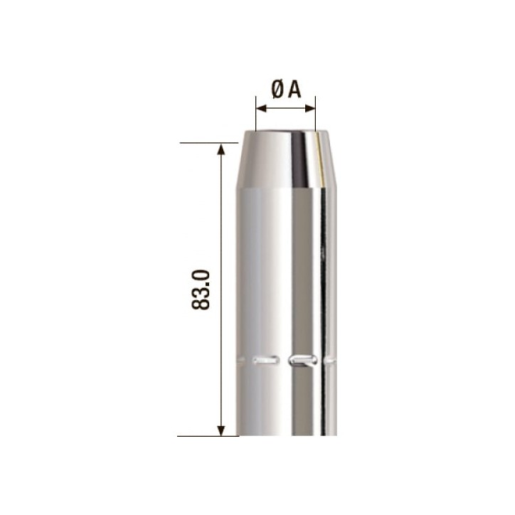 Сопло газовое D 16 мм FB 400 (5 шт.)