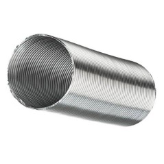 Воздуховод гибкий алюминиевый гофрированный, L до 3м, D100