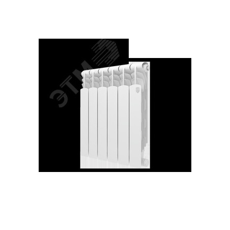Радиатор биметаллический секционный 500/80/6 боковое подключение