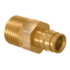 Штуцер 20х3/4' НР для труб PE-Xa, латунь