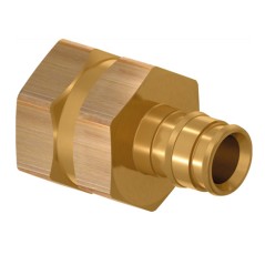 Штуцер 25х3/4' ВР для труб PE-Xa, латунь