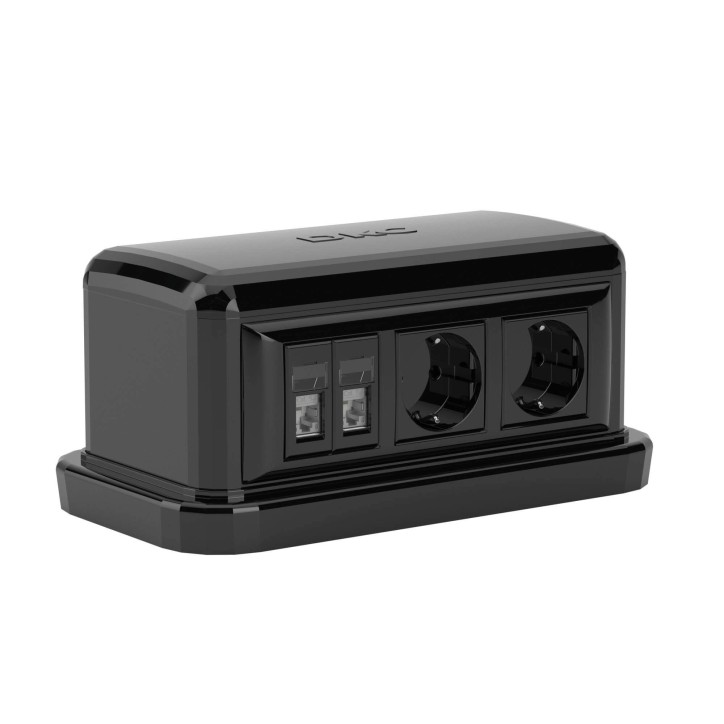 Напольная башенка BUS 12 модулей IP40 черная Напольная башенка BUS 12 модулей IP40 черная