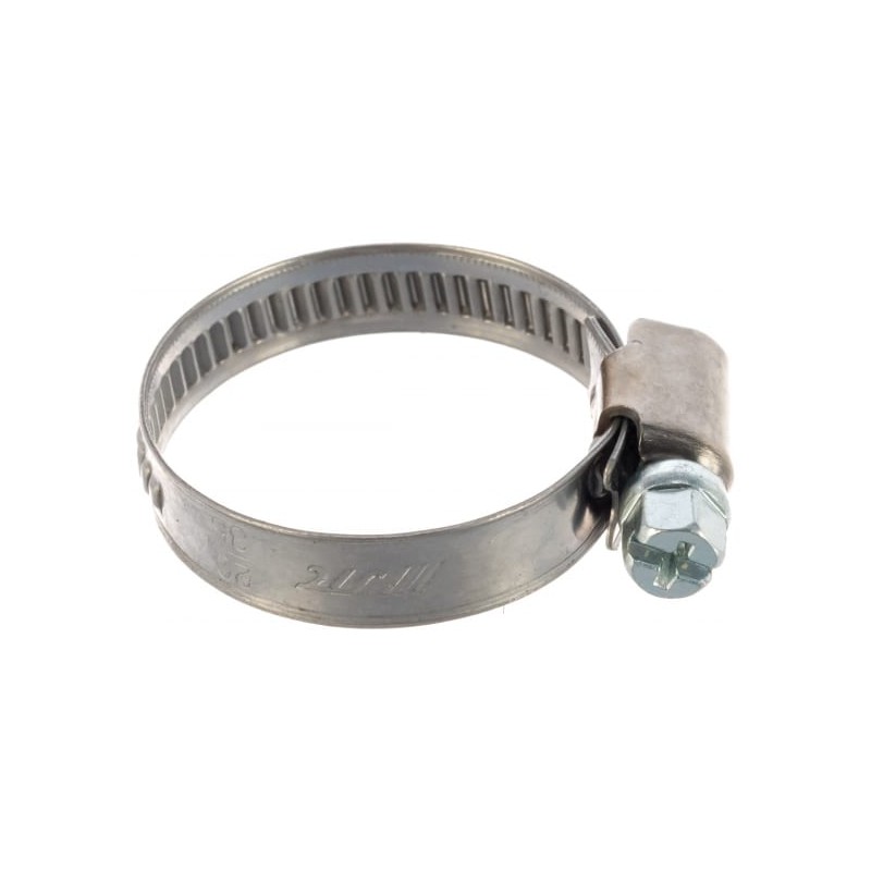 Хомут червячный 16-25/9 W2 нержавеющая сталь 1Л 16-25-7 Н ГОСТ 28191-89