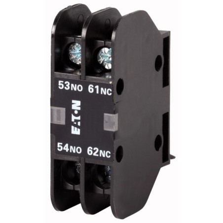 Блок вспомогательных контактов фронтальный, 2 полюса, 1НО+1НЗ, винтовые зажимы