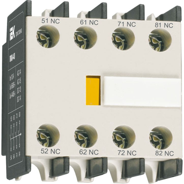 Приставка ПКИ-04 дополнительные контакты 4р