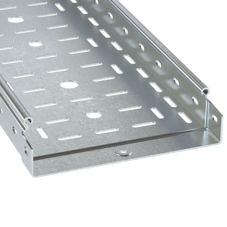 Лоток перфорированный 100х50 L-3000мм толщина 1.2мм горячеоцинкованный