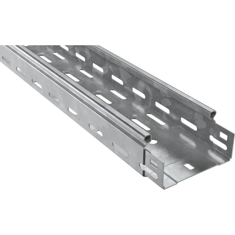Лоток перфорированный 50х100х3000мм горячеоцинкованный