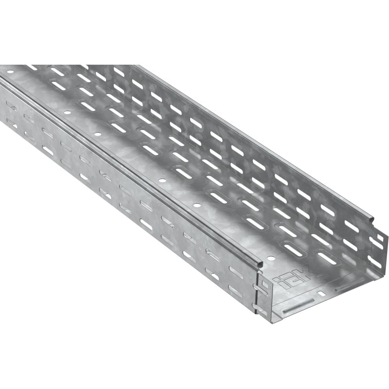 Лоток перфорированный 80х150х3000мм горячеоцинкованный