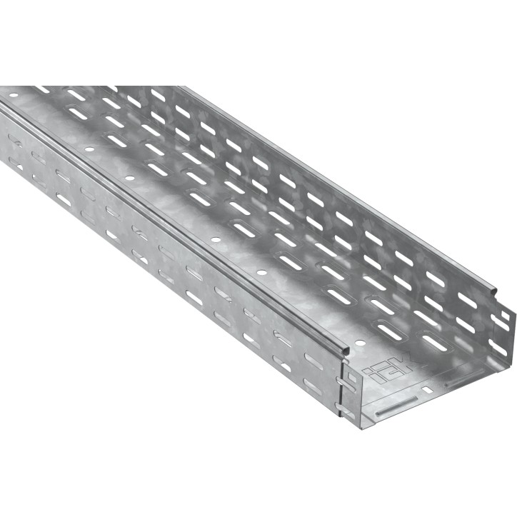 Лоток перфорированный 80х150х3000мм горячеоцинкованный