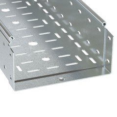 Лоток перфорированный 150х100 L-2000мм толщина 1.2мм горячеоцинкованный