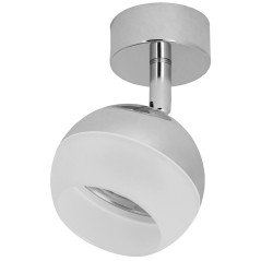 LIGHTING Светильник 4011 накладной настено-потолочный под лампу GX53 хром IEK