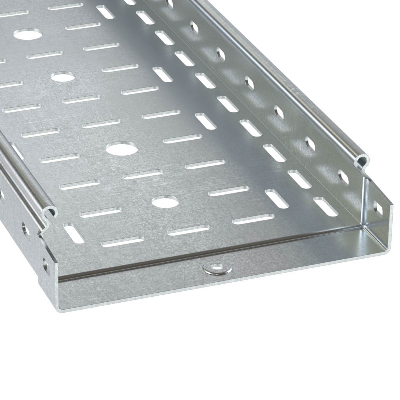 Лоток перфорированный 150х50 L-2000мм толщина 1.2мм горячеоцинкованный