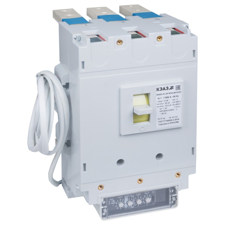 Выключатель автоматический ВА53-41-344710-400А-690AC-НР400AC-УХЛ3 (Заднее присоединение)