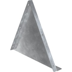 Заглушка двускатной крышки лотка основание 300мм