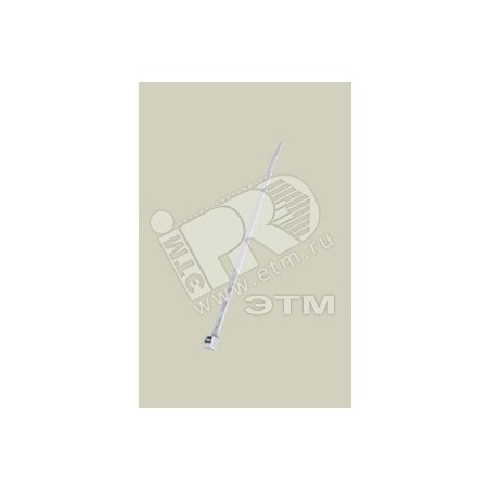 Стяжка для внутреннего монтажа 4.8x188 ПА 6.6 (100шт) серый RAL7035